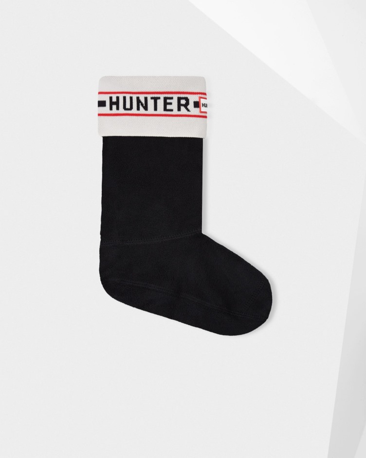 Hunter Meias De Botas Altas Femininas Pretas