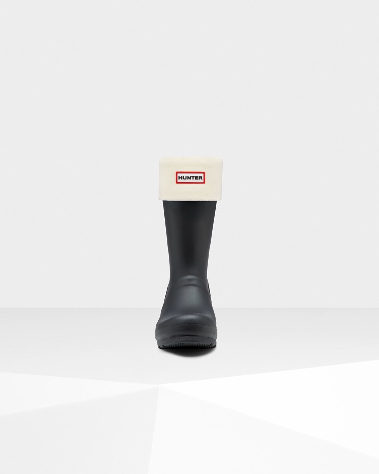 Hunter Botas Curtas Meias Hunter Branco