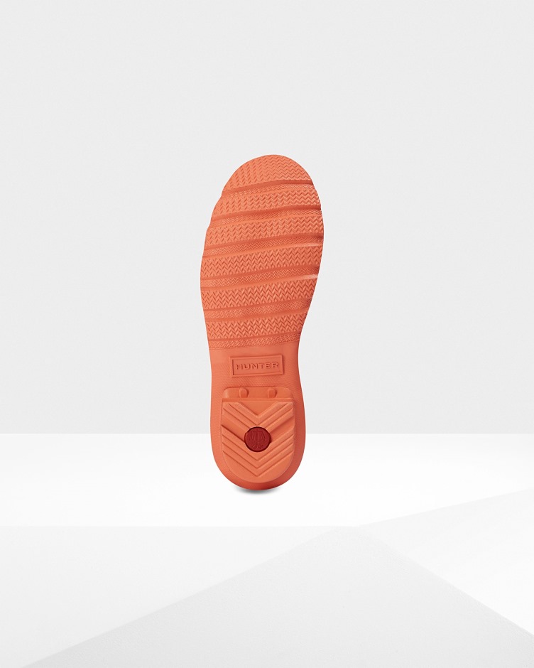 Botas De Chuva Curtas Nebulosa Para Mulher Caçadora Papoula Alpina Laranja