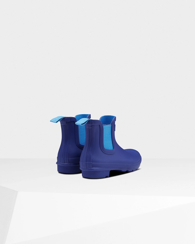 Botas Chelsea Originais De Mulher Caçadora Azul índigo Polar Amargo