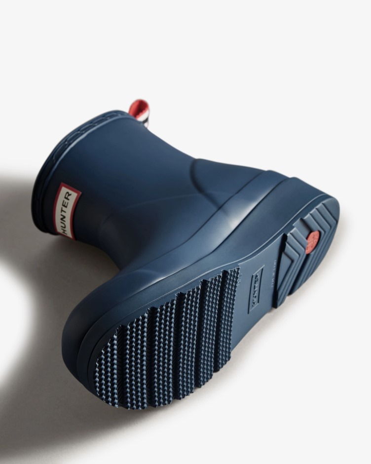 Hunter Botas De Chuva Curtas Femininas Kerhuelen Navy