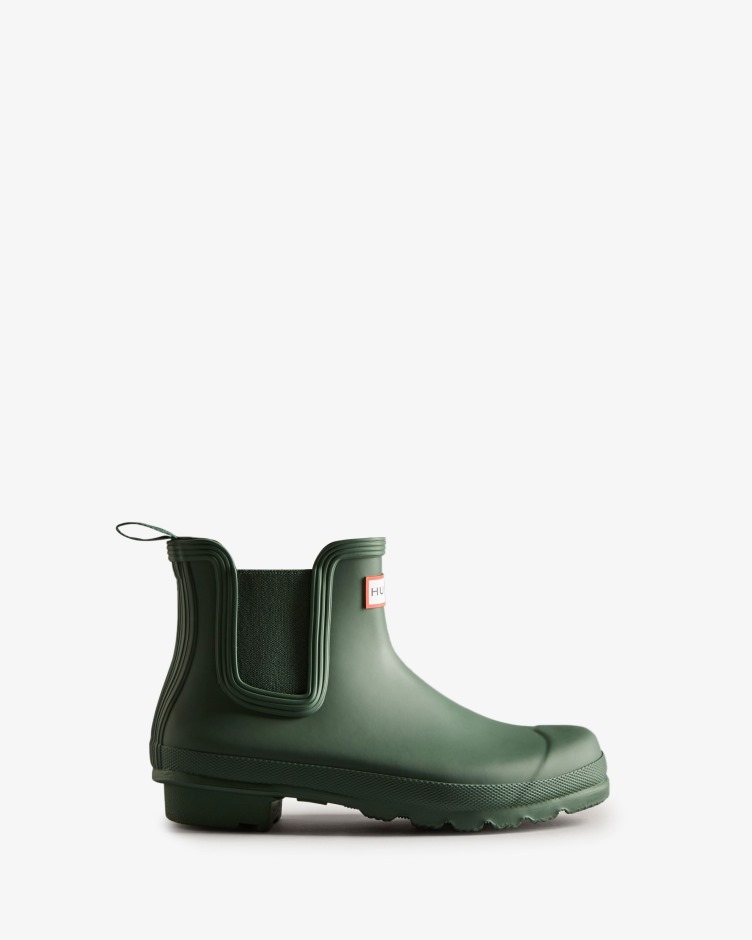 Botas Chelsea Originais Femininas Hunter Hunter Green