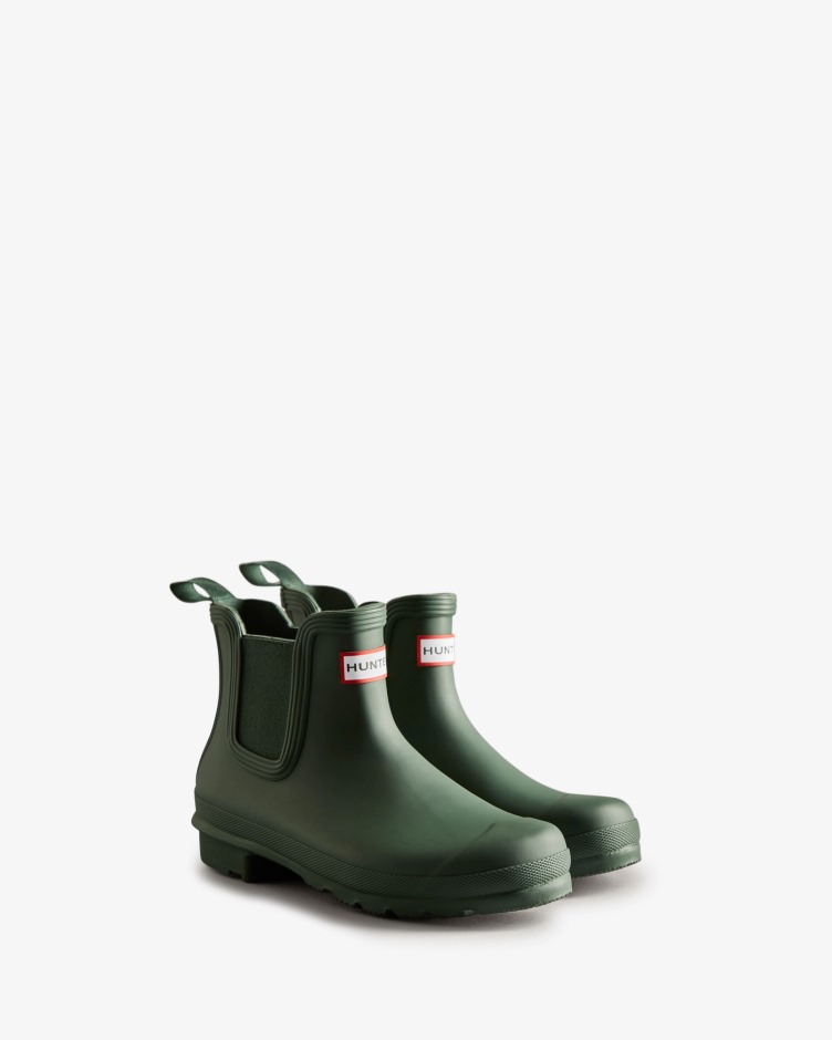 Botas Chelsea Originais Femininas Hunter Hunter Green