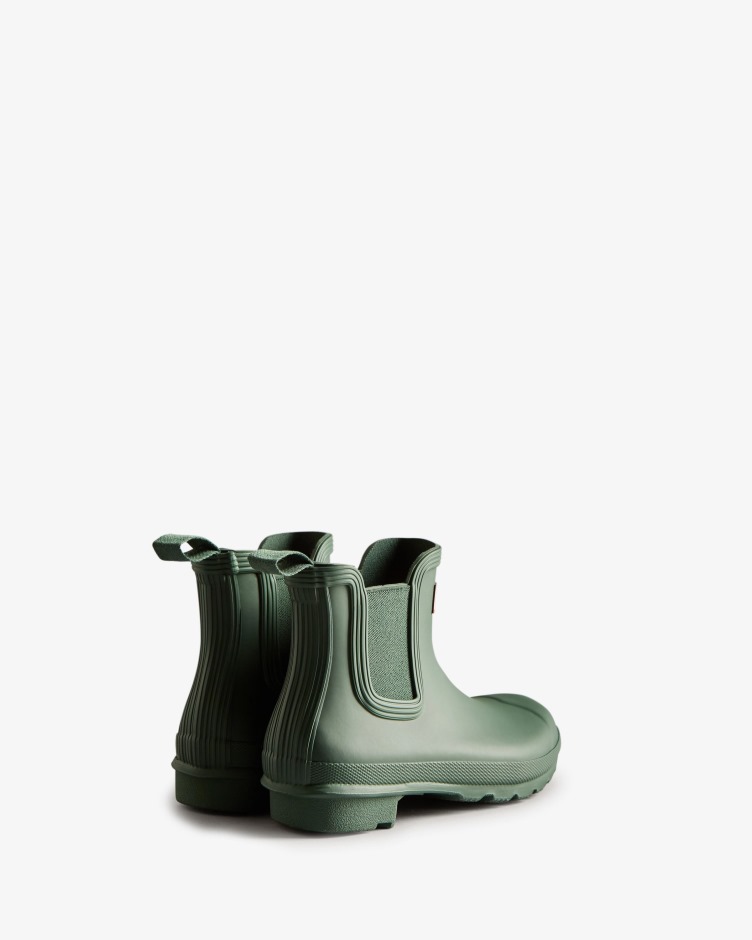 Botas Chelsea Originais Femininas Hunter Hunter Green