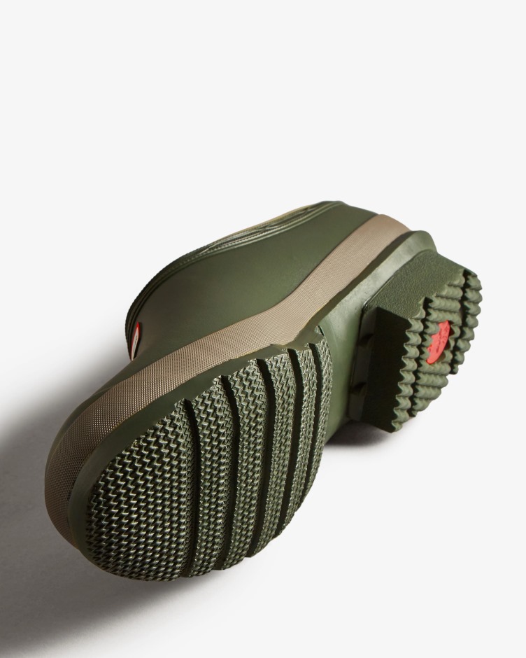 Jardineiro Caçador Tamancos Verde-oliva Escuro