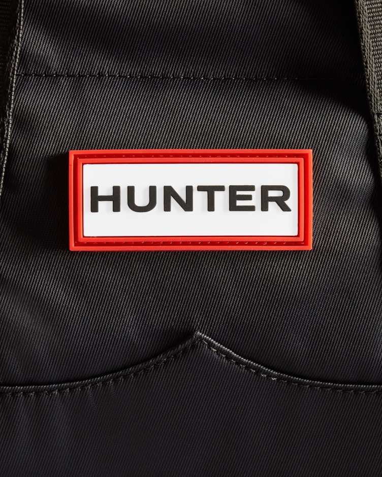 Hunter Nylon Mini Top Clip Bolsa Tote Preta
