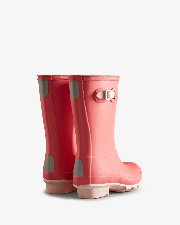 Hunter Big Kids (5-11 Anos) Botas De Chuva Isoladas Polaris Rosa-sal-rosa