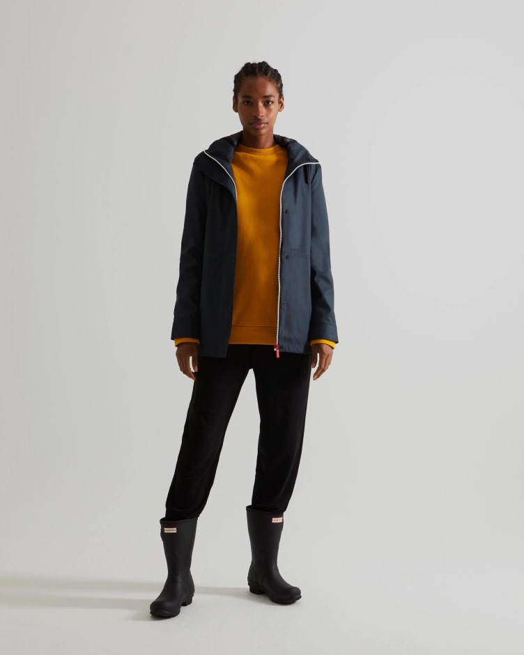 Jaqueta Impermeável Leve Feminina Hunter Marinho