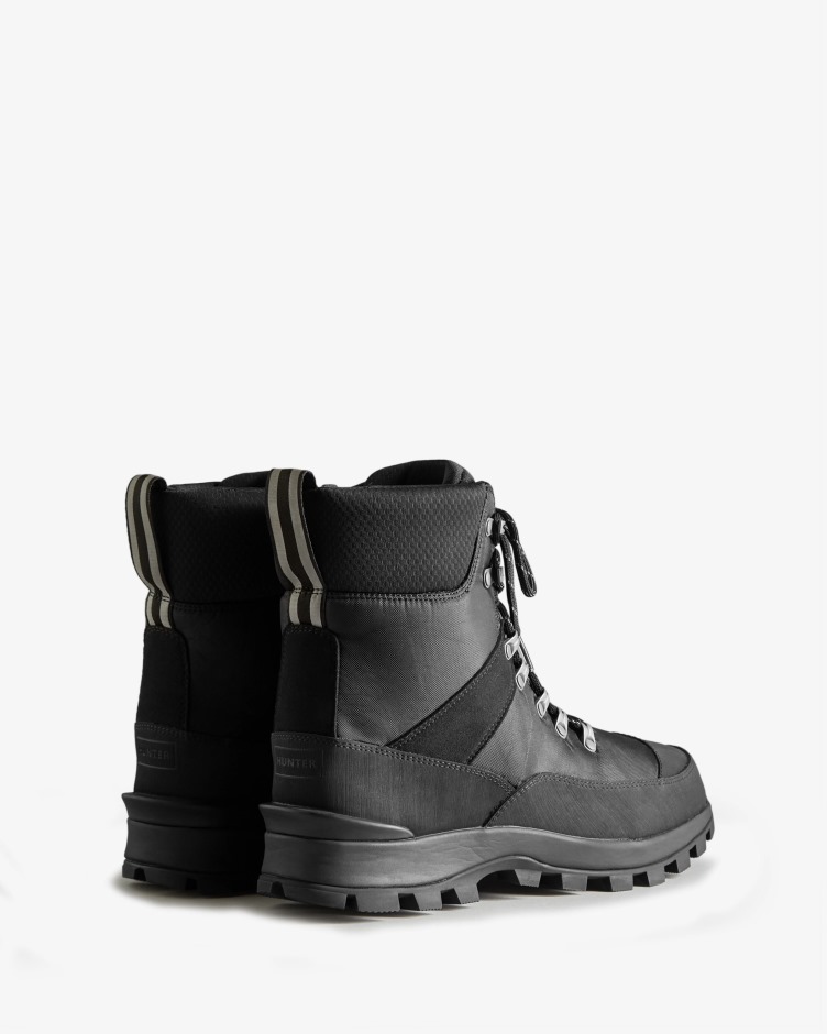 Botas De Comando De Poliéster Reciclado Isoladas Para Homens Caçadores Pretas