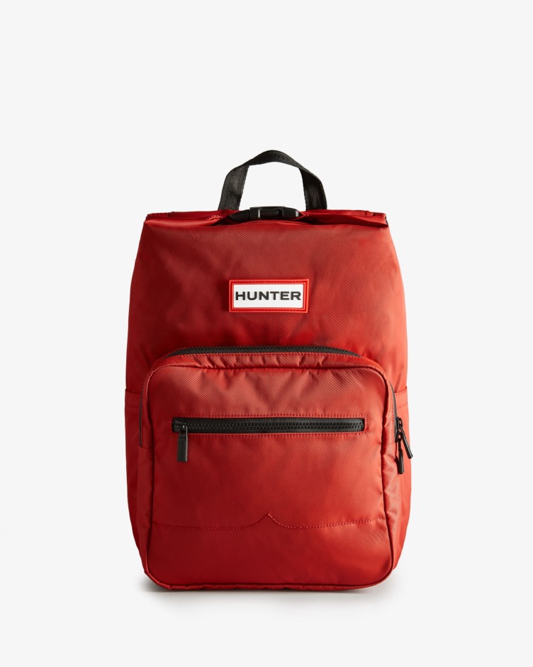 Hunter Mochila De Nylon Pioneiro Clipe Superior Vermelho Militar