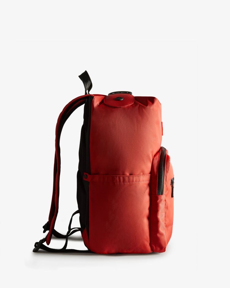 Hunter Mochila De Nylon Pioneiro Clipe Superior Vermelho Militar