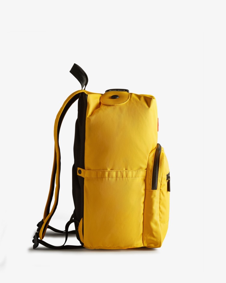Mochila Hunter Nylon Pioneiro Top Clip Amarelo