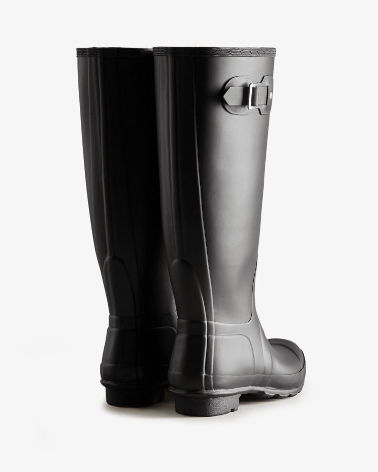 Botas De Chuva Femininas Caçadoras Altas Largas Pretas