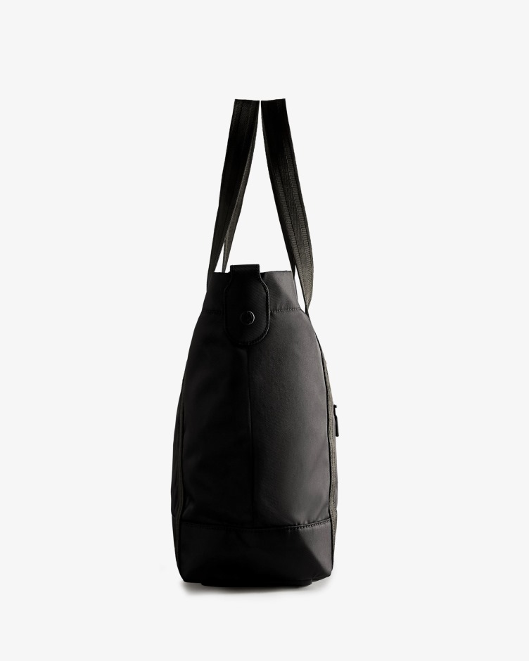 Hunter Nylon Grande Top Clip Tote Preto