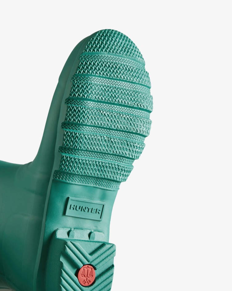 Botas De Chuva Curtas Originais Femininas Hunter Teal Thaw