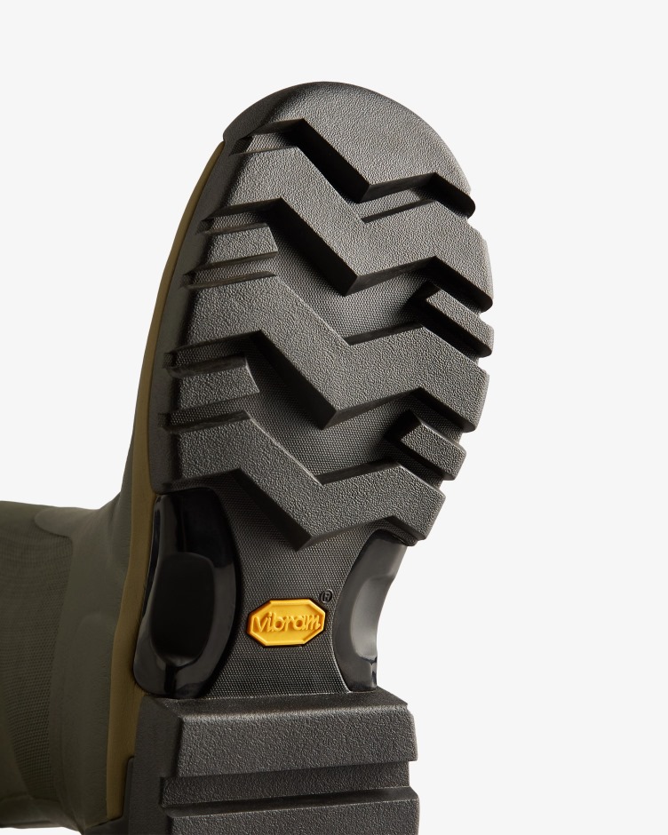 Botas De Chuva Altas Híbridas De Campo Balmoral Para Mulheres Caçadores Azeitona Escura