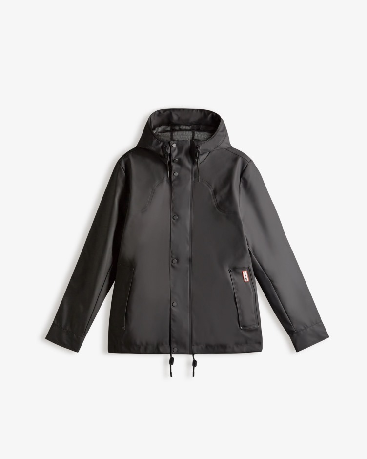 Jaqueta Impermeável Leve Masculina Hunter Preta