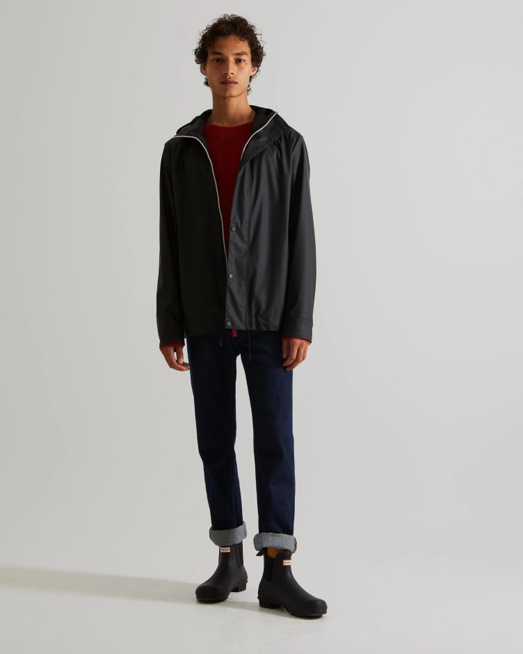 Jaqueta Impermeável Leve Masculina Hunter Preta