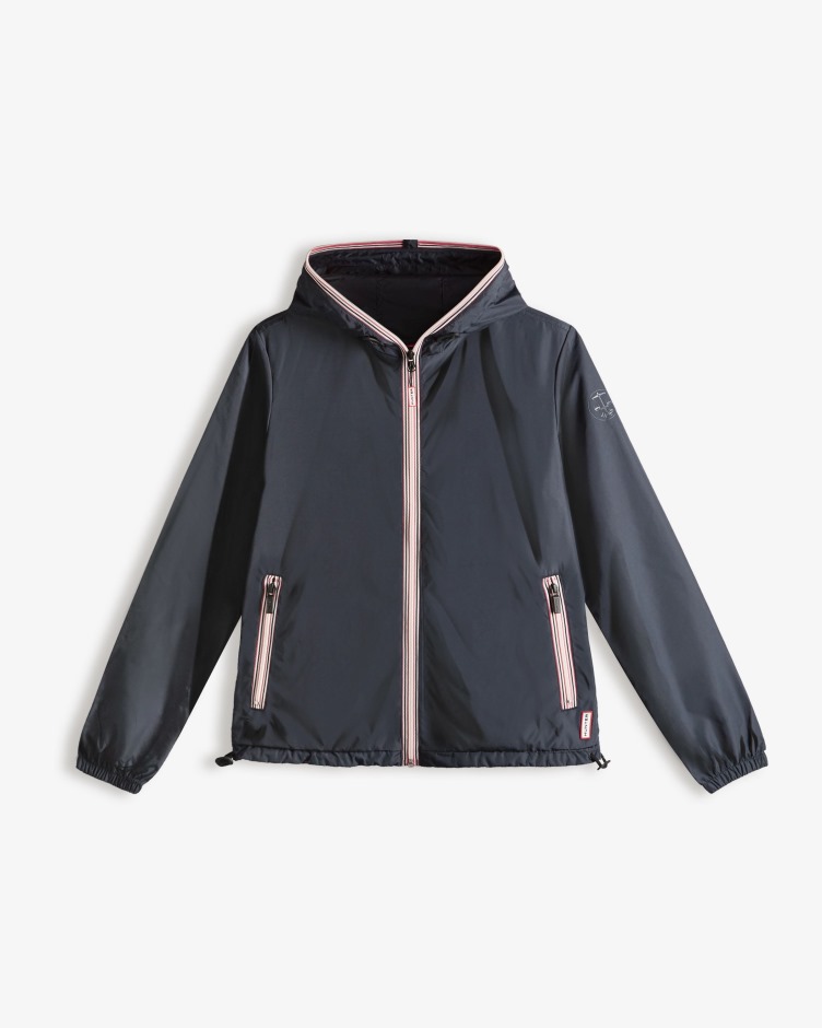 Jaqueta De Couro Leve Reciclada Para Caçadores Marinho