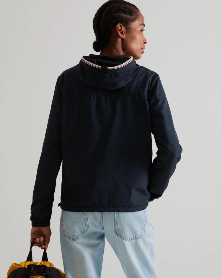 Jaqueta De Couro Leve Reciclada Para Caçadores Marinho