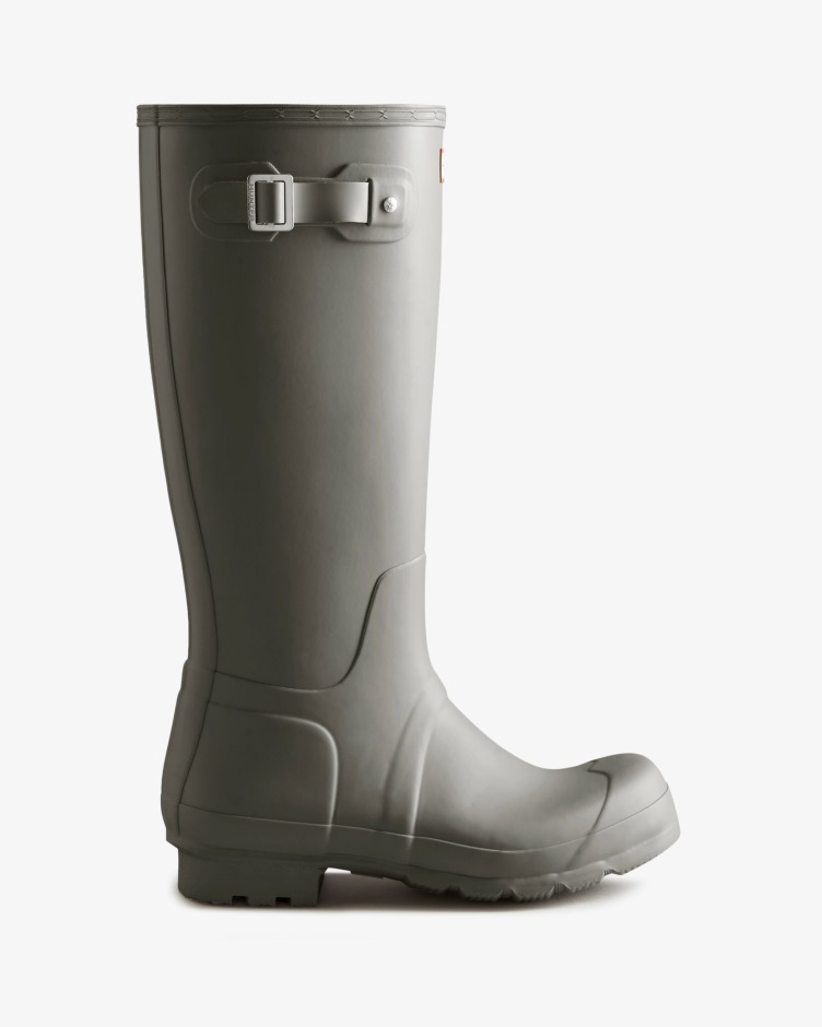 Botas De Chuva Altas Originais Para Homem Hunter Cinza Docker
