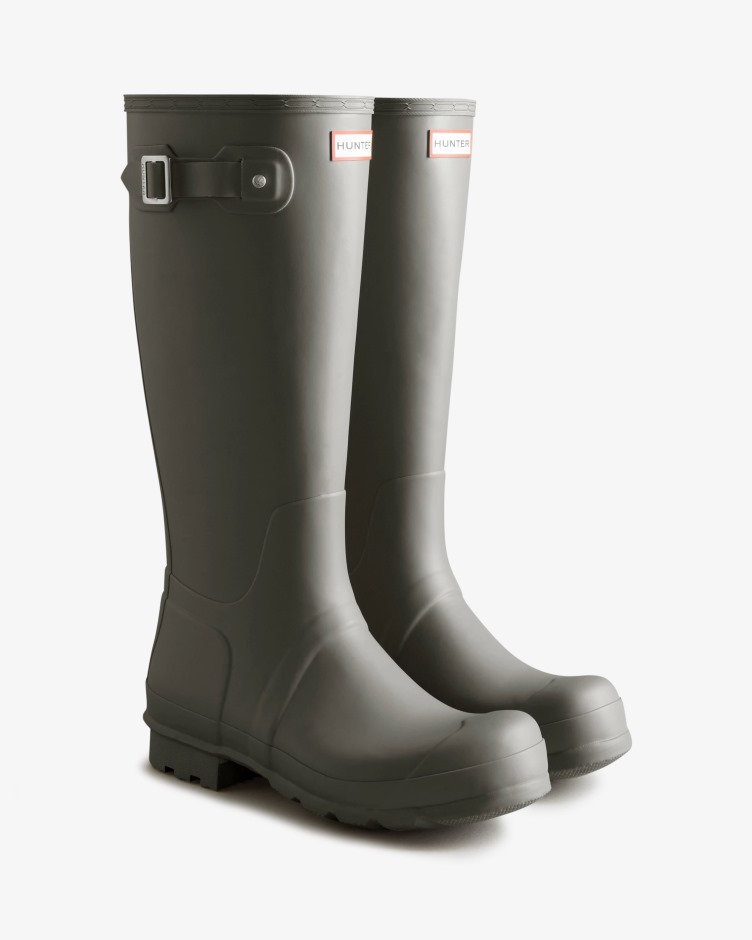 Botas De Chuva Altas Originais Para Homem Hunter Cinza Docker