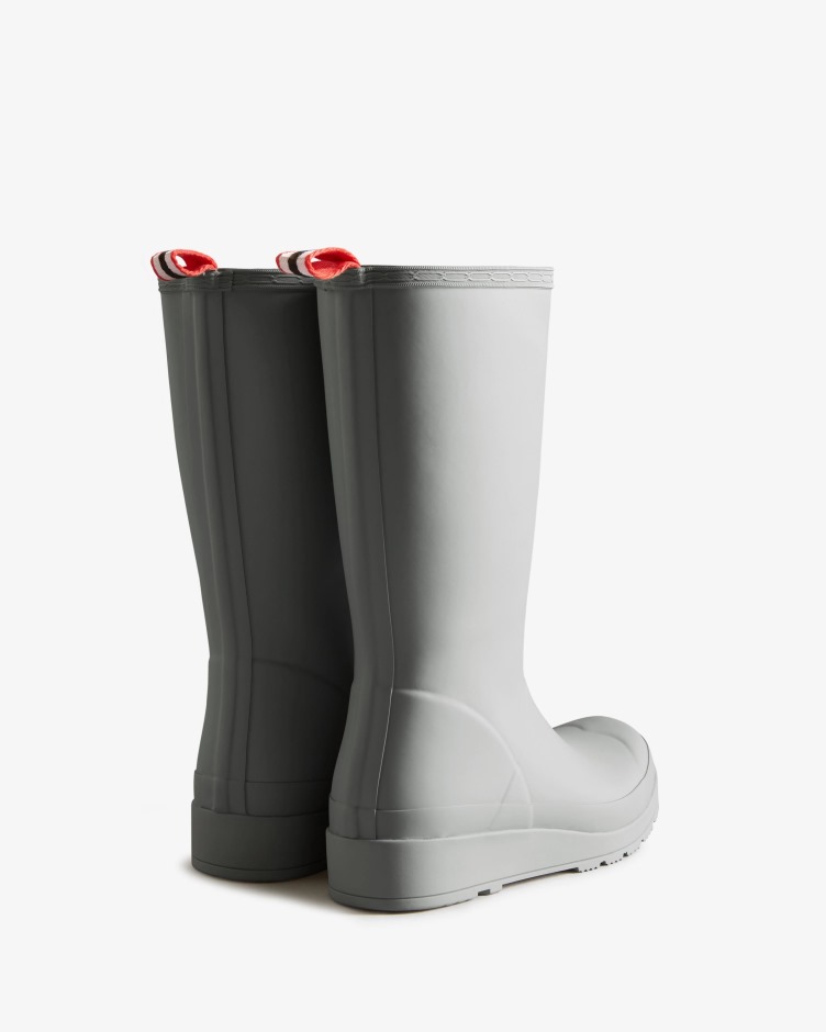 Botas De Chuva Altas Isoladas Para Mulheres Caçadores Tundra Cinza