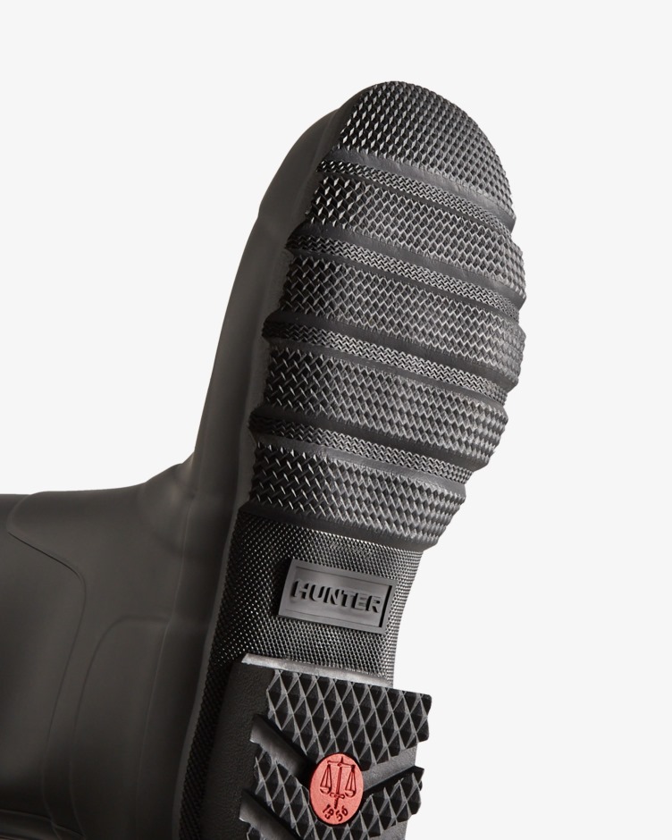 Botas De Chuva Curtas Originais Masculinas Hunter Pretas