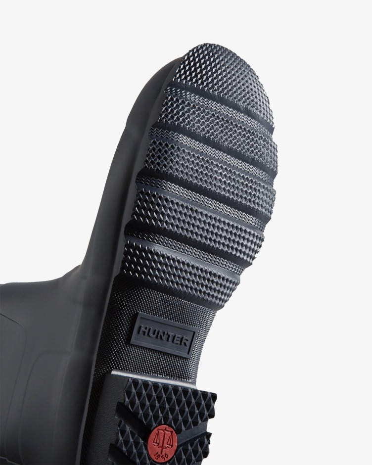 Botas De Chuva Curtas Originais Masculinas Hunter Marinho