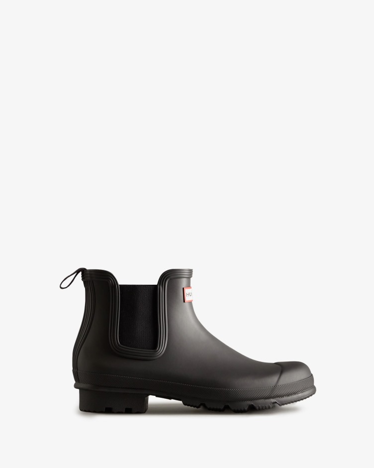 Botas Chelsea Originais Masculinas Hunter Pretas