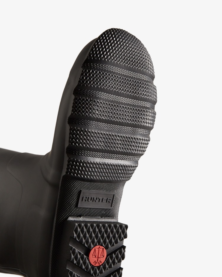 Botas De Chuva Altas Isolantes Masculinas Hunter Pretas