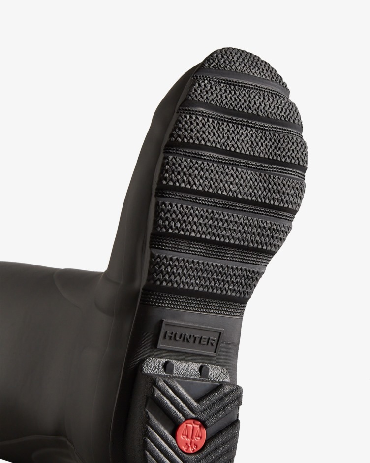 Botas De Chuva Com Isolamento Alto Femininas Hunter Pretas