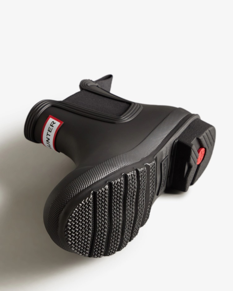 Botas Chelsea De Mulher Caçadora Com Isolamento Preto