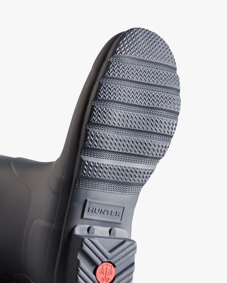 Botas De Chuva Ajustáveis ​​​​de Costas Curtas Femininas Hunter Marinho