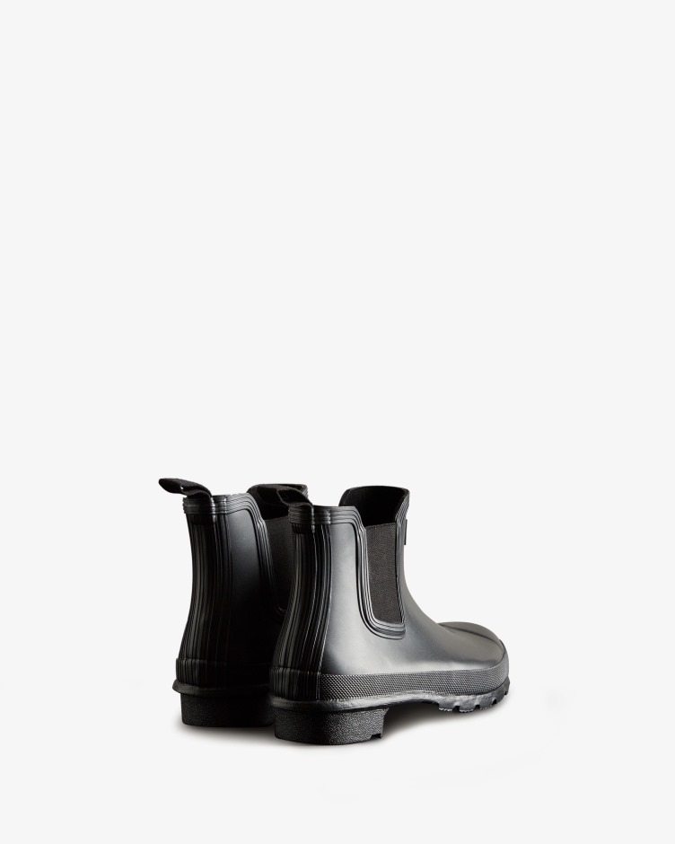 Botas Femininas Hunter Nebula Chelsea Pretas