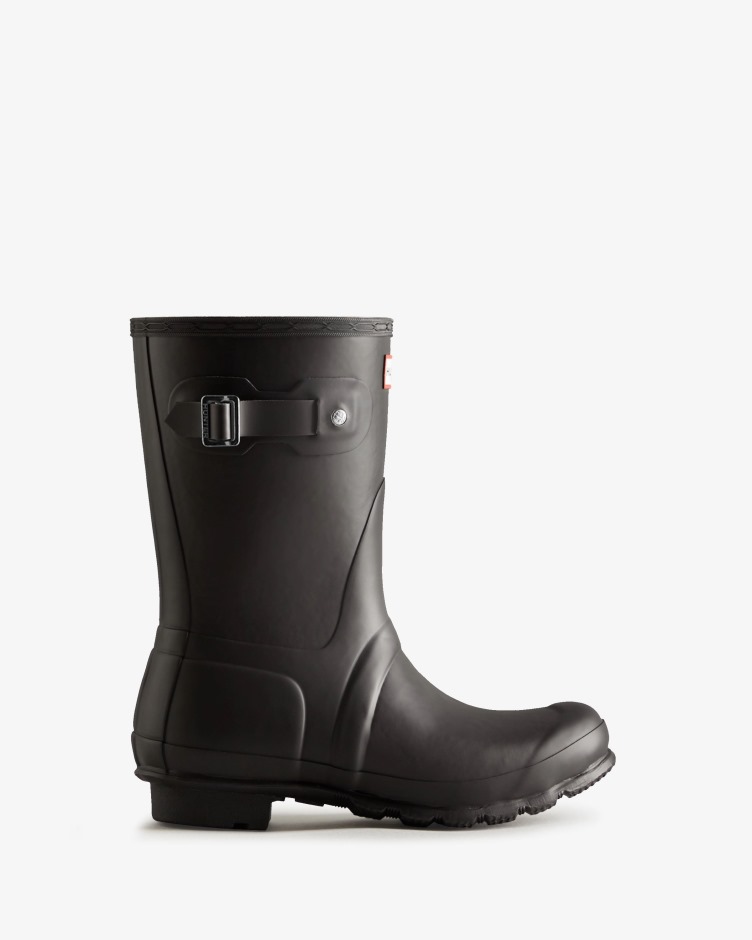 Botas De Chuva Curtas Femininas Hunter Pretas