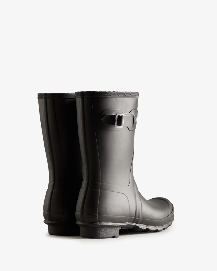 Botas De Chuva Curtas Femininas Hunter Pretas