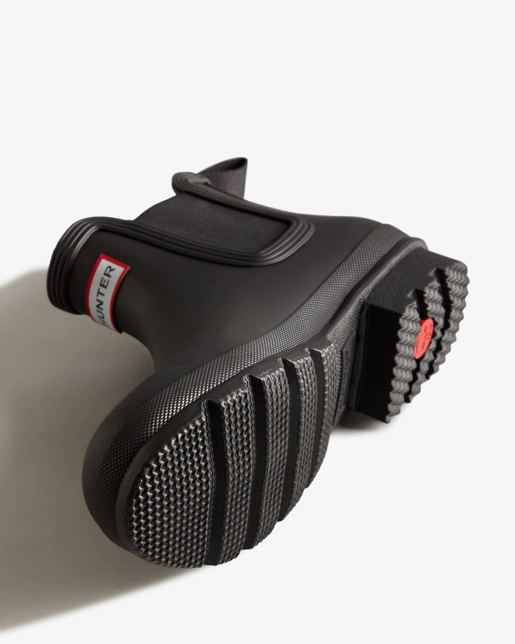 Botas Chelsea Pretas Originais De Mulher Hunter