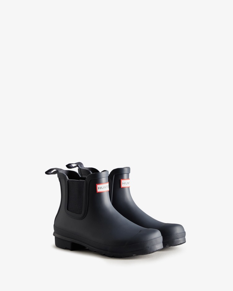 Botas Chelsea Originais Femininas Hunter Navy
