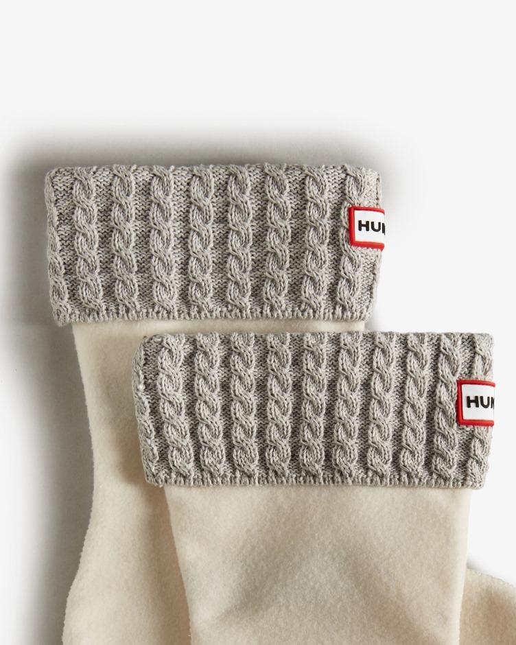 Meias De Bota Curta De Caçador De Punho De Malha Reciclado Mini Cabo