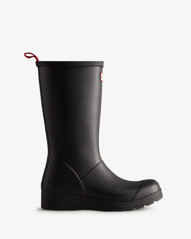 Hunter Botas De Chuva Altas Femininas Play Pretas