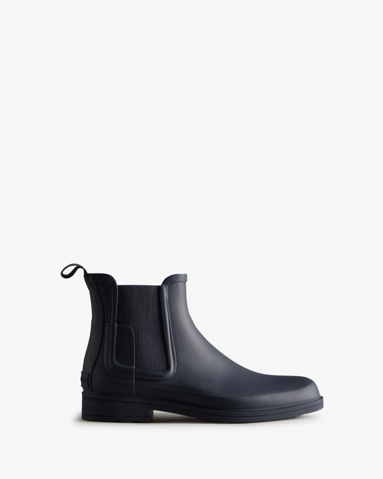 Botas Chelsea De Ajuste Fino Para Homem Hunter Navy