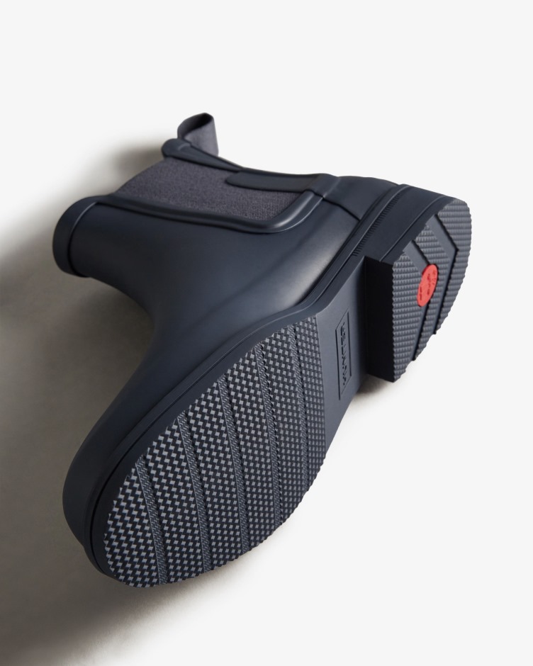 Botas Chelsea De Ajuste Fino Para Homem Hunter Navy