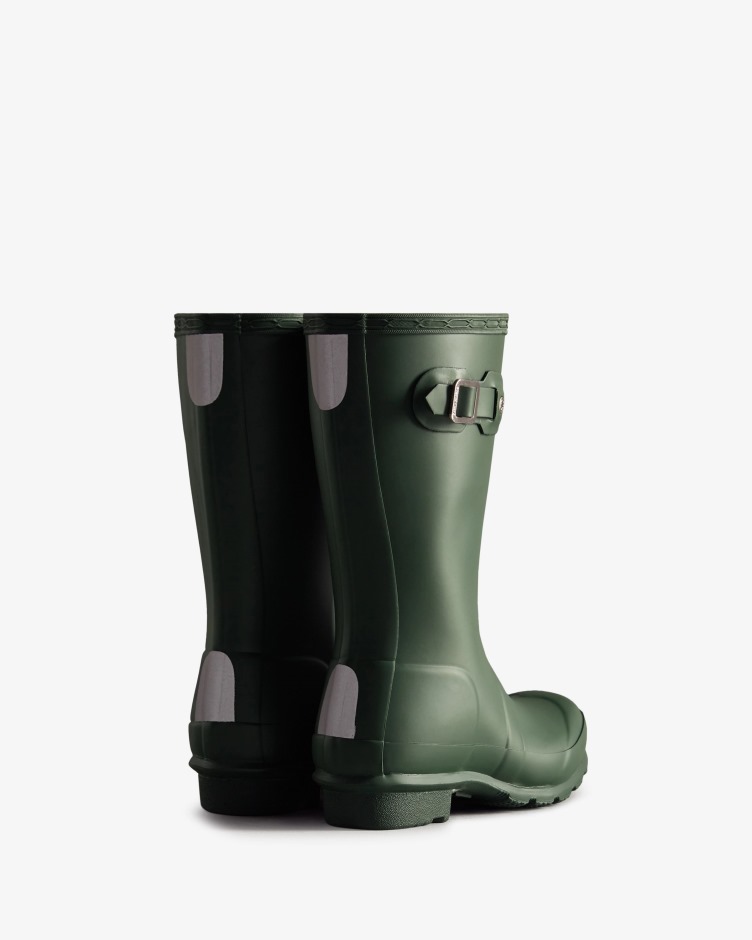 Hunter Original Para Crianças Grandes (5-11 Anos) Botas De Chuva Verde Caçador