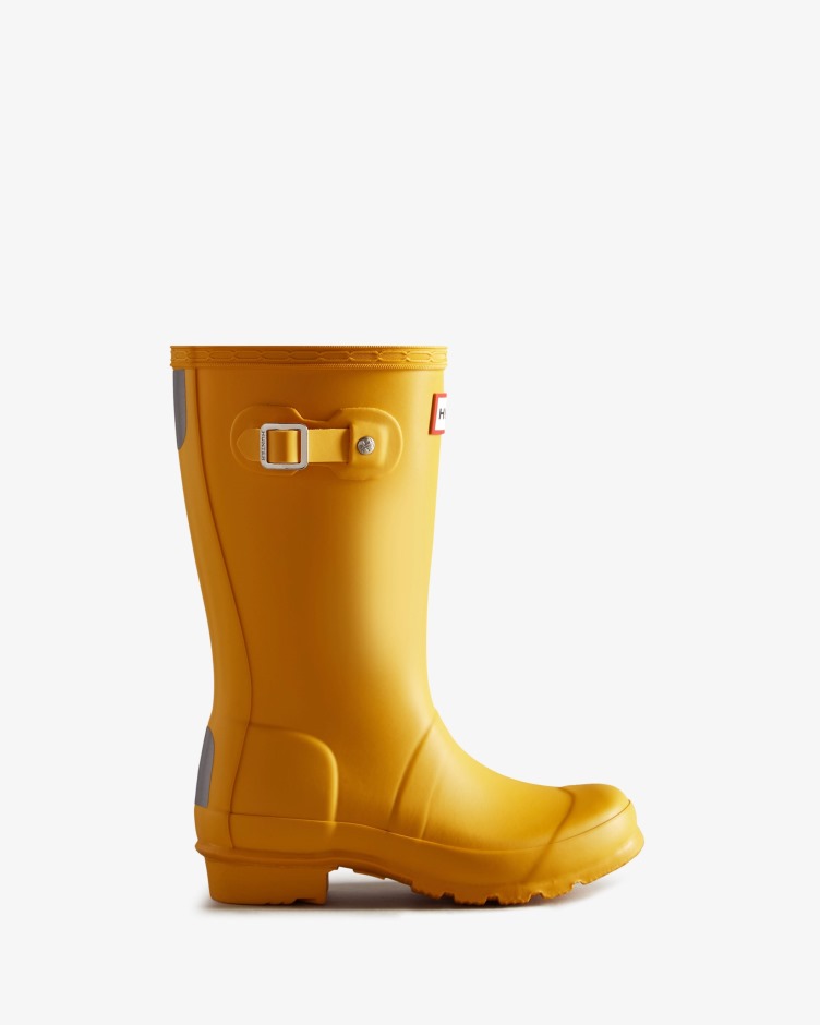 Hunter Original Big Kids (5-11 Anos) Botas De Chuva Amarelas