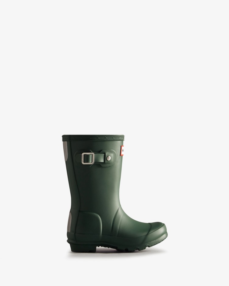 Hunter Original Para Crianças (2-6 Anos) Botas De Chuva Verde Caçador