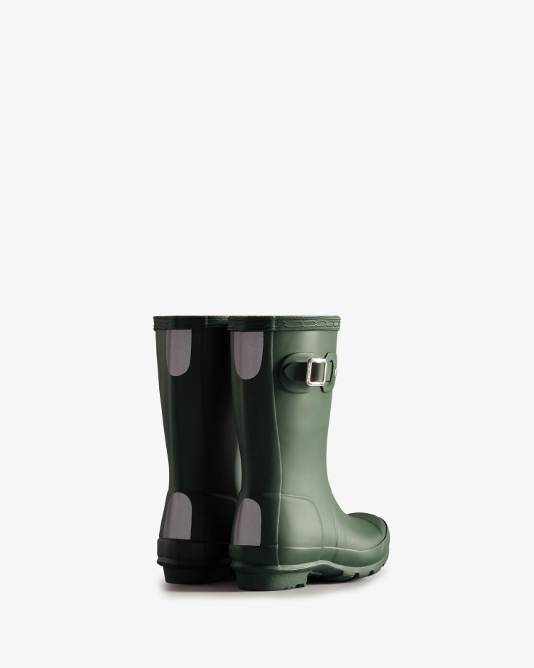 Hunter Original Para Crianças (2-6 Anos) Botas De Chuva Verde Caçador