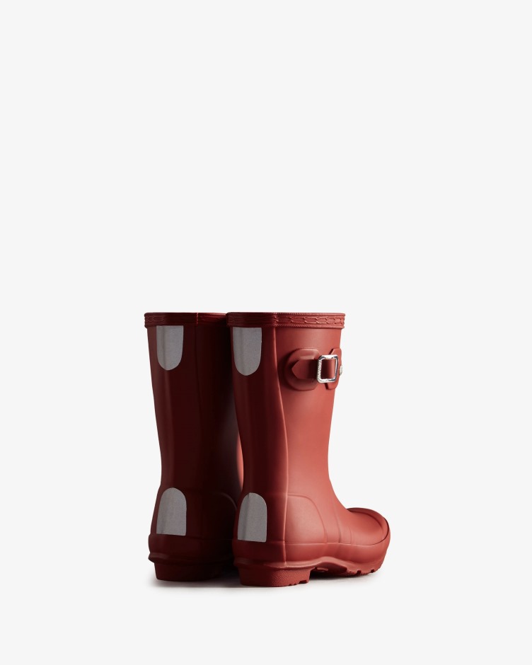 Hunter Original Para Crianças (2-6 Anos) Botas De Chuva Vermelho Militar