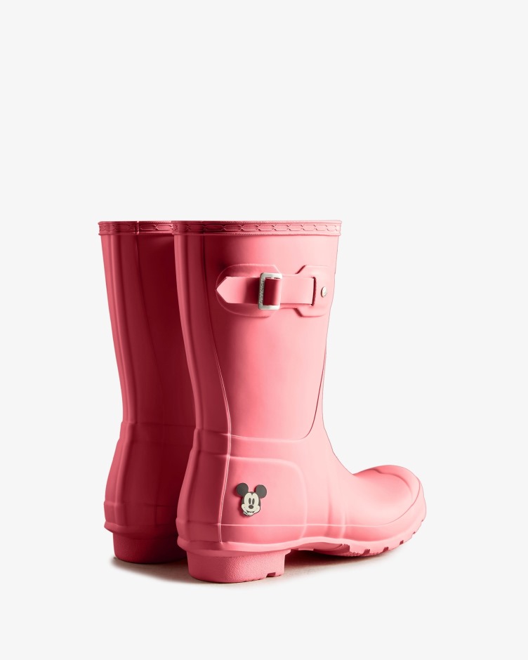 Botas De Chuva Curtas Femininas Caçadores Disney Rosa Arrepiar