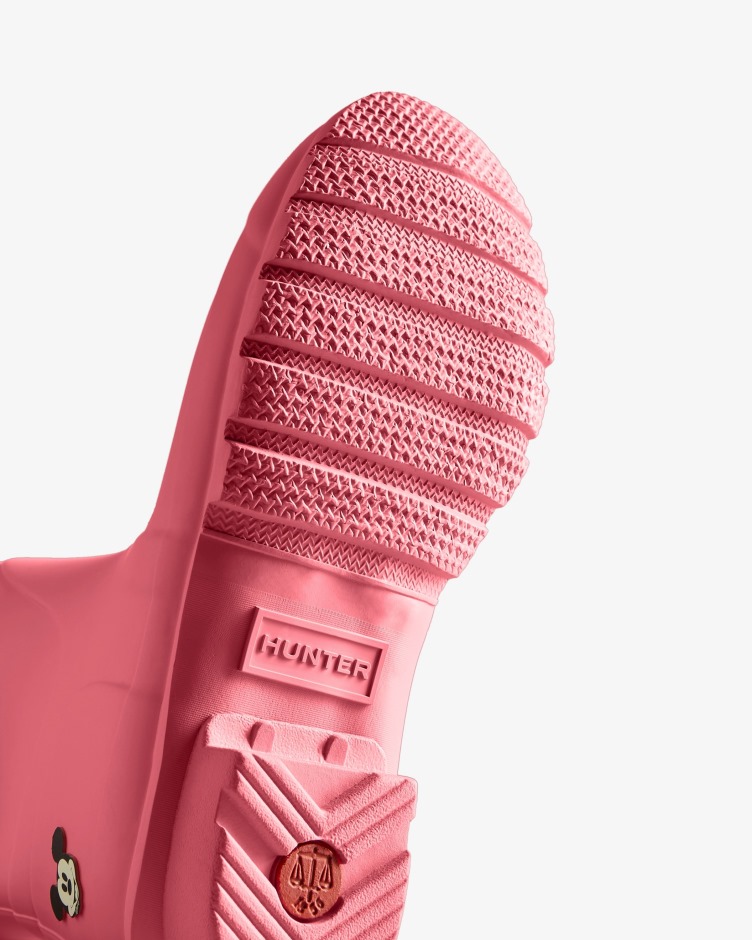 Botas De Chuva Curtas Femininas Caçadores Disney Rosa Arrepiar